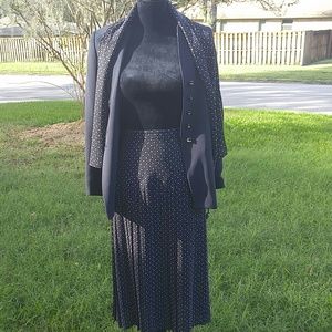 Navy Blue, skirt suit